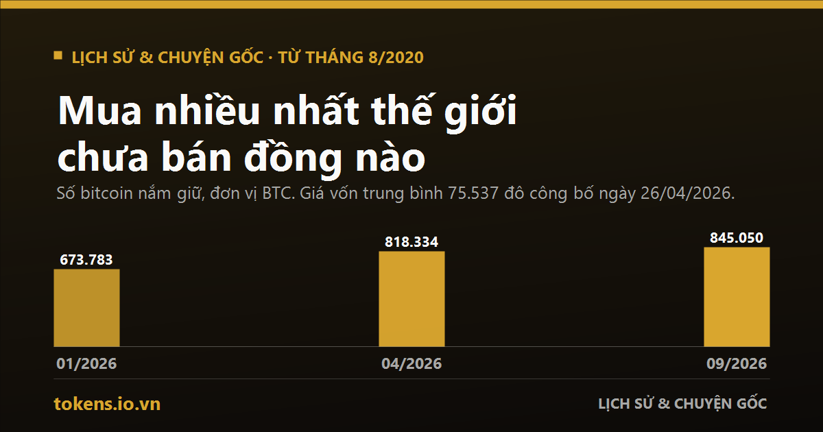 Bìa: Người mua bitcoin nhiều nhất thế giới, chưa bán một đồng nào